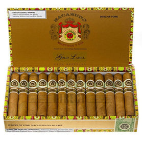 Macanudo Gold Label Duke Of York Box Open