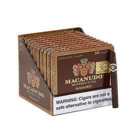 Macanudo Maduro Ascots Pack of 100