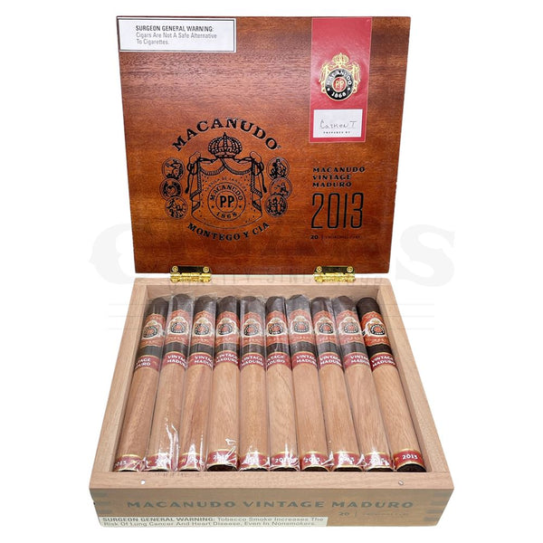 Macanudo Vintage Maduro 2013 Churchill Open Box