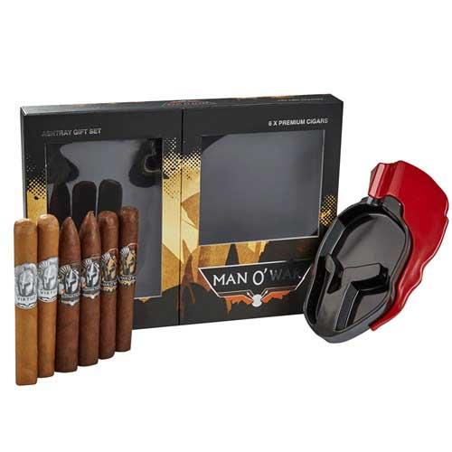 Man O'War Gift Box and Ashtray Sampler