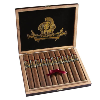 Man O' War Original Double Corona Open Box