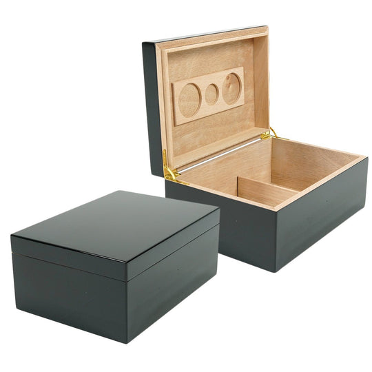 Midnight Black 50 Count Humidor
