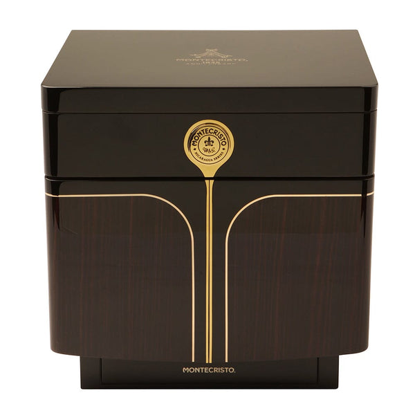 Montecristo 1935 Anniversary Tesoro de Oro 80ct. Luxury Humidor Front Closed