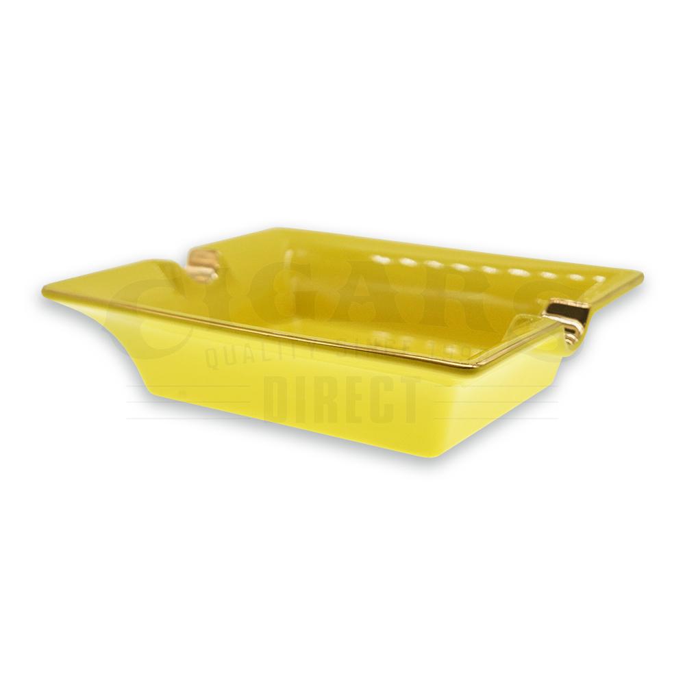 Buy Montecristo Ceramic Yellow Rectangular 2 Cigar Ashtrays Online