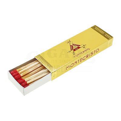 Montecristo Classic Box of Long Stem Matches Angled Open