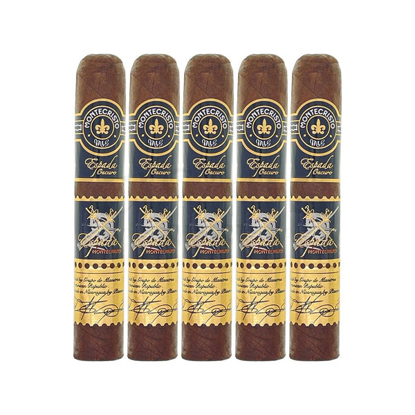 Montecristo Espada Oscuro Ricasso Robusto 5 Pack