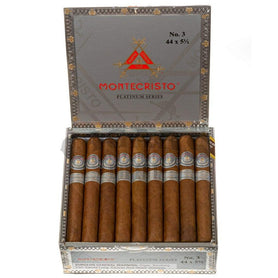 Montecristo Platinum No3 Box Open