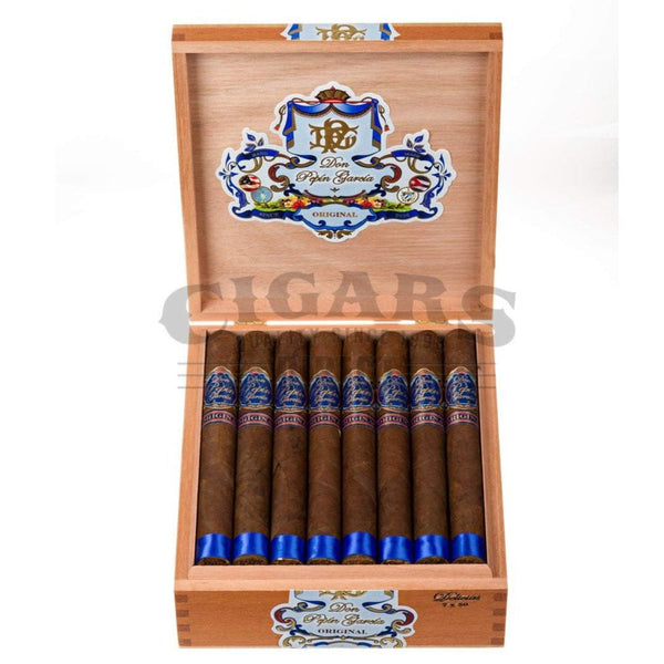 My Father Cigars Don Pepin Garcia Blue Delicias Churchill Box Open