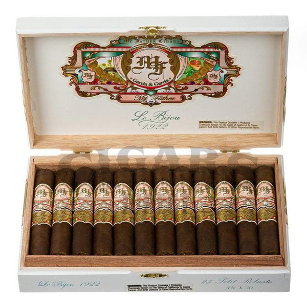 My Father Cigars Le Bijou 1922 Petit Robusto Box Open