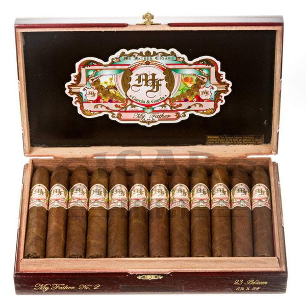 My Father Cigars My Father No.2 Belicoso Box Open