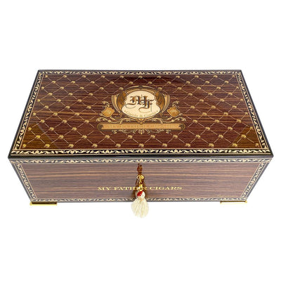 My Father Pepin Garcia 70th Birthday Elie Bleu Humidor with 100 Cigars Top