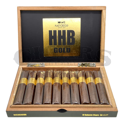 Nat Cicco HHB Gold Robusto Open Box