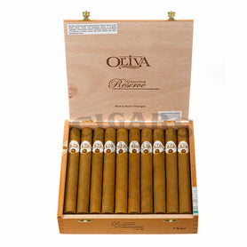 Oliva Connecticut Reserve Double Toro Box Open