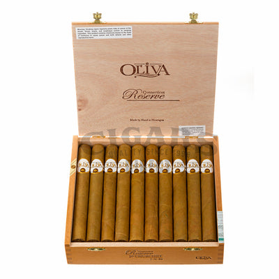 Oliva Connecticut Reserve Double Toro Box Open