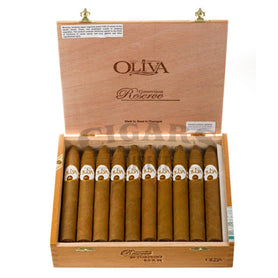 Oliva Connecticut Reserve Torpedo Box Open