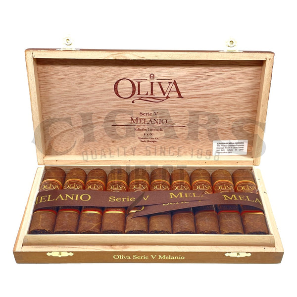 Oliva Serie V Melanio Nub Box Pressed Open Box