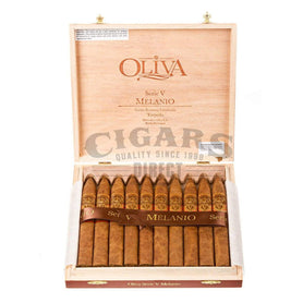 Oliva Serie V Melanio Torpedo Box Open