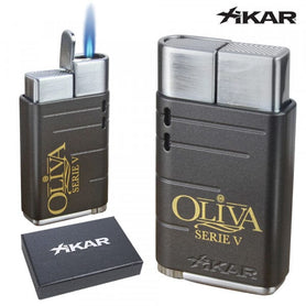 Oliva Serie V Xikar Linea Torch Lighter - Gunmetal