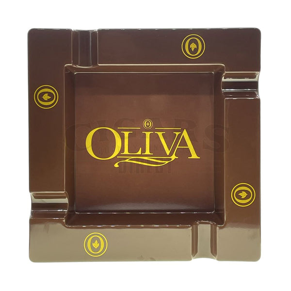 Oliva Square Brown 4 Cigar Ashtray Top View