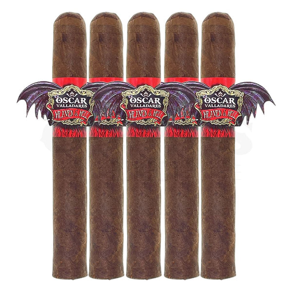 Oscar Valladares Heaven and Hell Oscuro (Red) Toro 5 Pack
