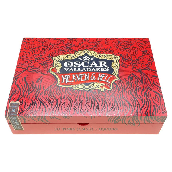 Oscar Valladares Heaven and Hell Oscuro (Red) Toro Closed Box