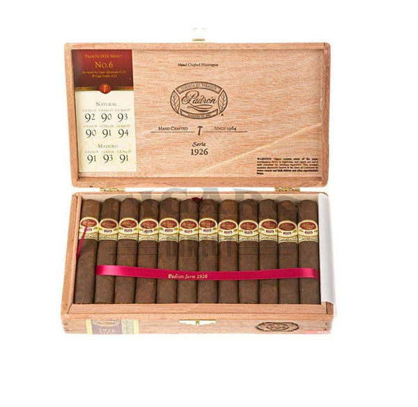 Padron 1926 Anniversary No.6 Maduro Box Open