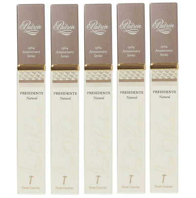 Padron 1964 Anniversary Presidente Tubo Natural 5 Pack