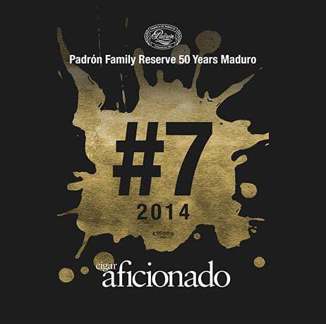Padron Family Reserve No.50 Maduro 2014 No.7 Cigar of The year