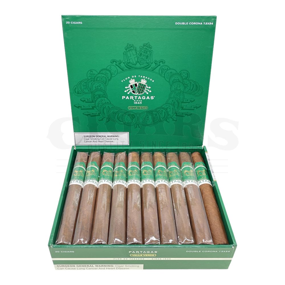 Partagas Box Buy Partagas Valle Verde Double Corona Cigars Online
