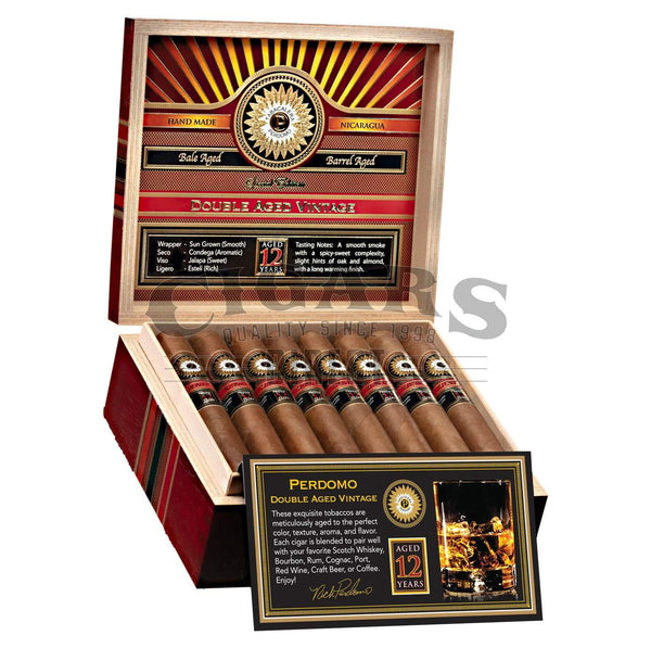 Perdomo Double Aged 12 Year Vintage Sungrown Churchill Open Box