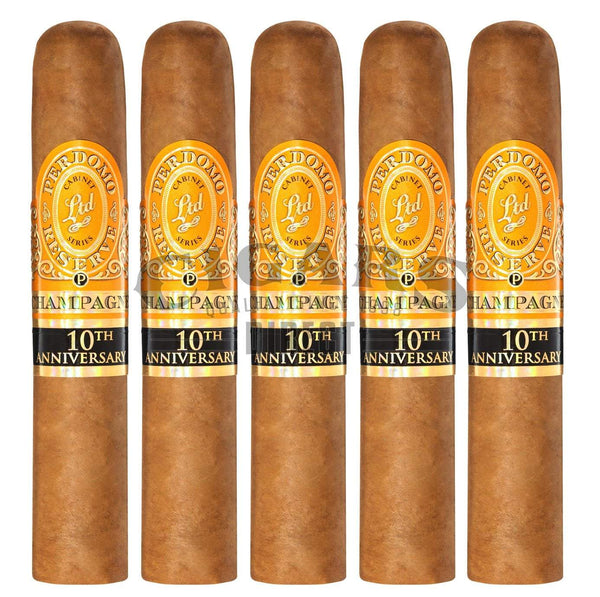 Perdomo Reserve 10th Anniversary Champagne Robusto 5 Pack