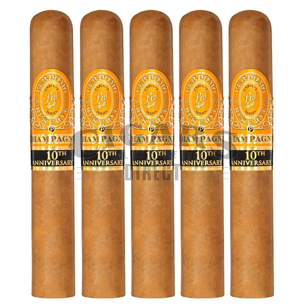 Perdomo Reserve 10th Anniversary Champagne Super Toro 5 Pack