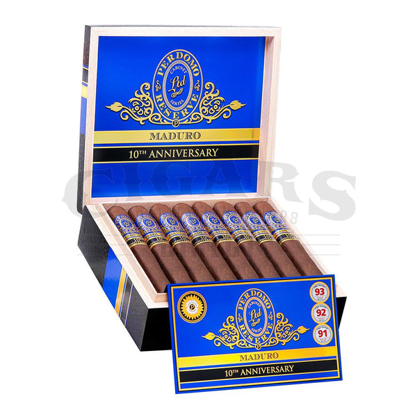 Perdomo Reserve 10th Anniversary Maduro Churchill Open box