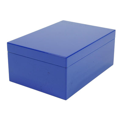 Pacific Blue 50 Count Humidor Closed Angled View