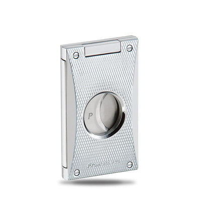Prometheus Cutter H Chrome Barley Design Closed White Background