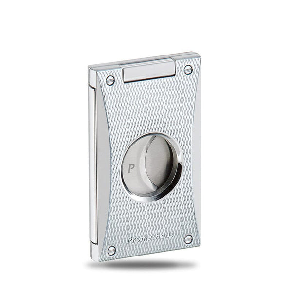 Prometheus Cutter H Chrome Barley Design Closed White Background