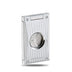 Prometheus Cutter H Chrome Vertical Lines Closed White Background