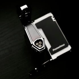 Prometheus Magma T Triple Torch Lighter Black Lacquer Open