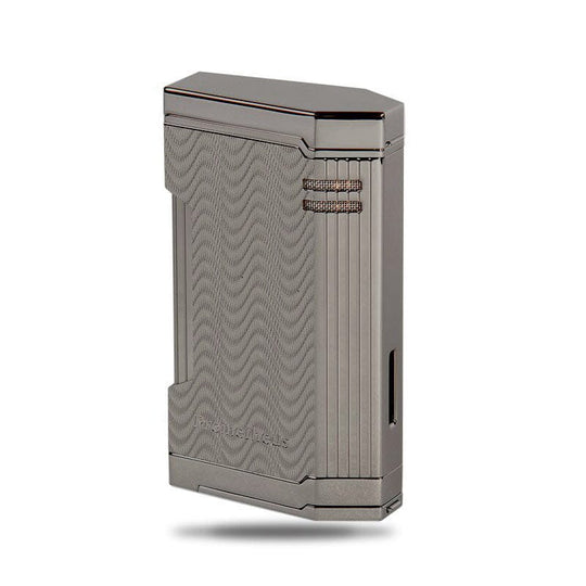 Magma T Gun Metal Wave Triple Torch Lighter