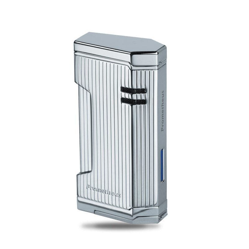 Buy Prometheus Magma X Triple Torch Chrome Vertical Lines Lighters Online