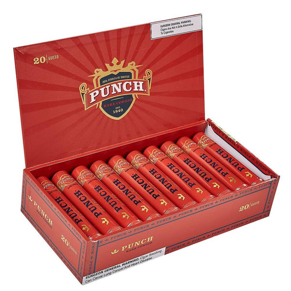 Punch Rare Corojo Gusto Tubo Open Box