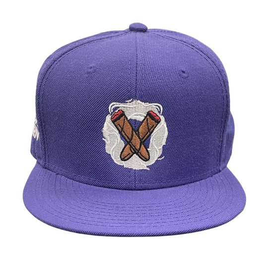 Purple Cigar Pxrn Logo SnapBack Hat
