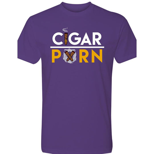Purple Cigar Pxrn Classic Men's Crew Neck T-Shirt