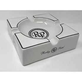 Rocky Patel 4 Cigar Pearl Square Ashtray Angled View