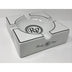 Rocky Patel 4 Cigar Pearl Square Ashtray Angled View