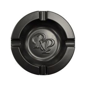 Rocky Patel Matte Black XXL Ashtray Top View