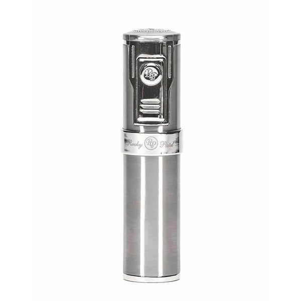 Rocky Patel Silver Diplomat II Table Top Torch Lighter with Punch