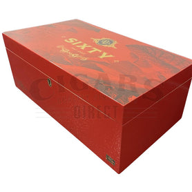 Rocky Patel Sixty Special Edition Humidor With 100 Toro Cigars Angled