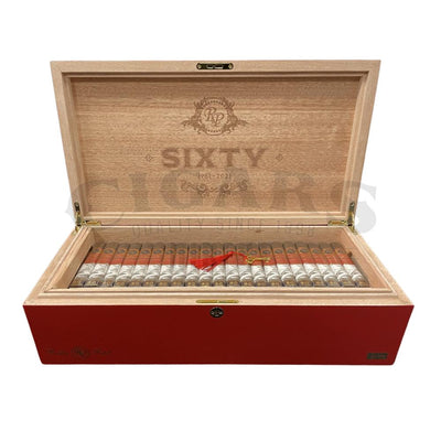 Rocky Patel Sixty Special Edition Humidor With 100 Toro Cigars Front  Open