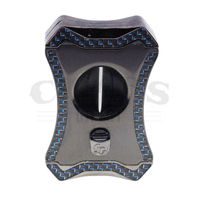 Rocky Patel Viper V Cut Series Gunmetal and Blue Cutter Closed